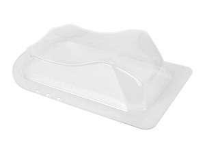 clear plastic head rest B